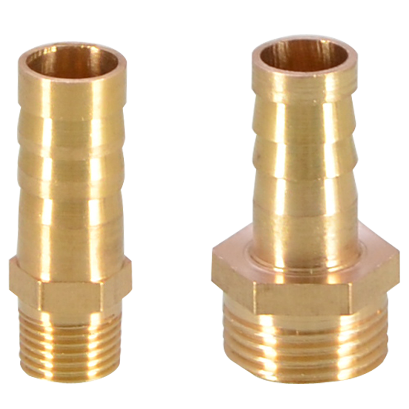 Tuyau de raccord de tuyau en laiton Barb Tail BSP mâle Pagoda gaz connecteur joint en cuivre