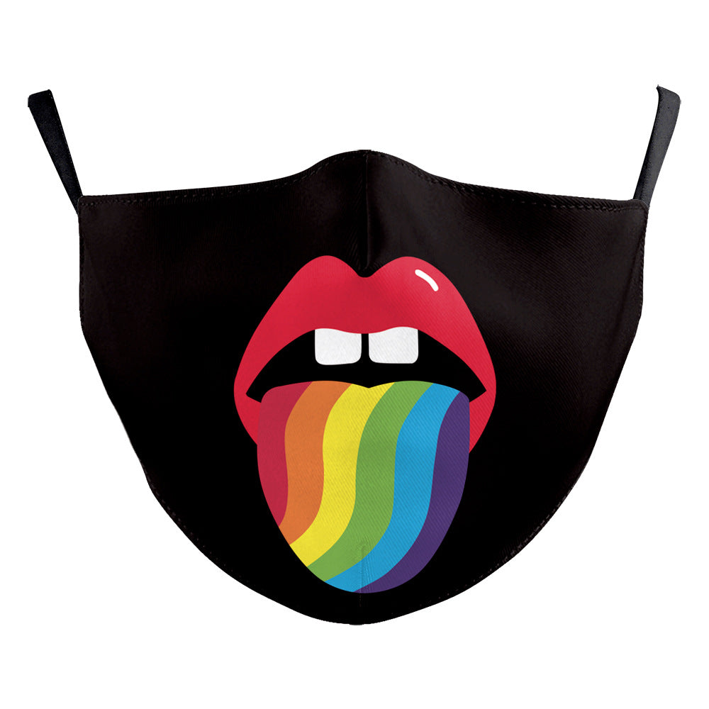 Impression numérique Clown Halloween Funny Horror Double couche Masque de poussière