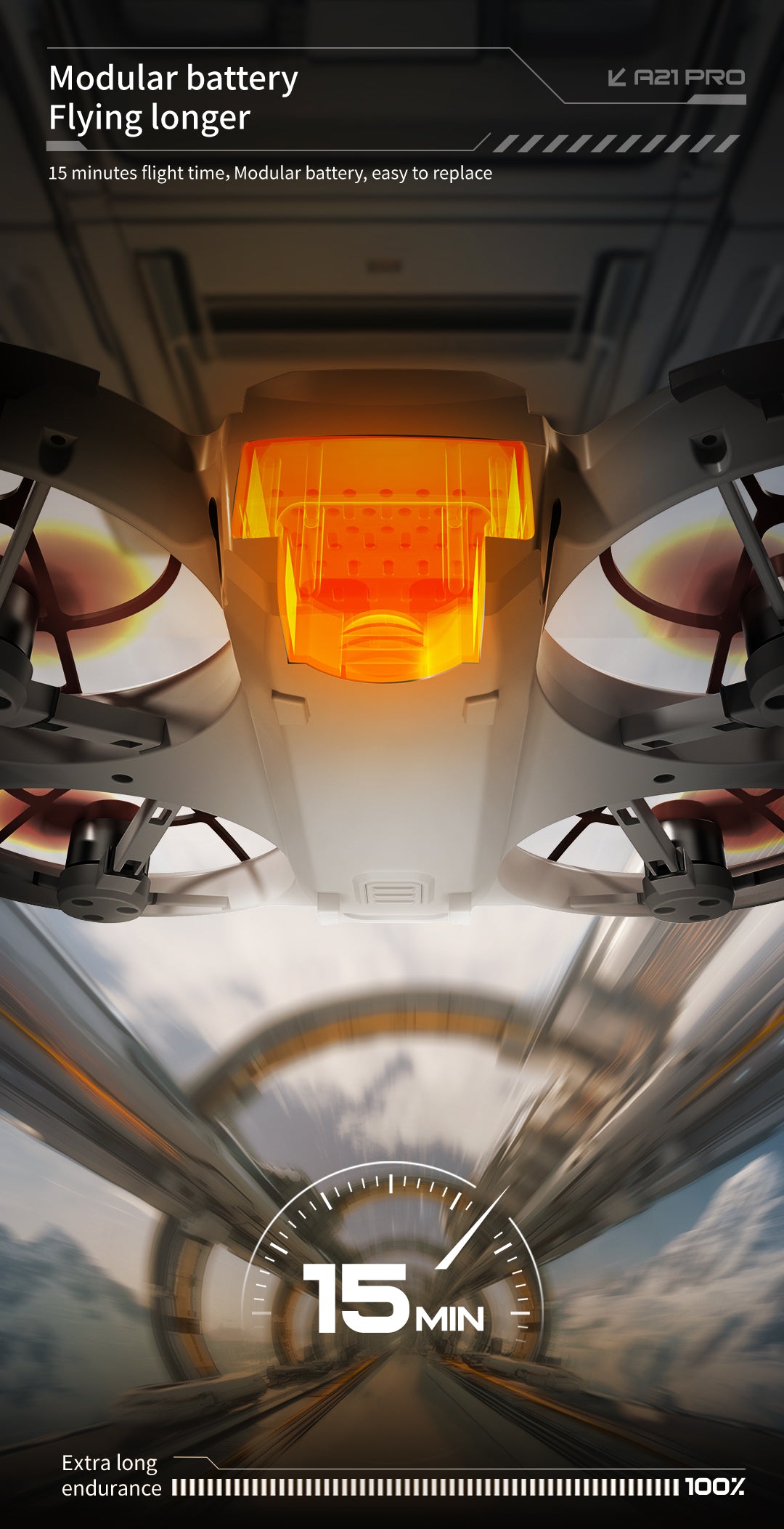 A21 Standard Control - Noir - Double alimentation noir