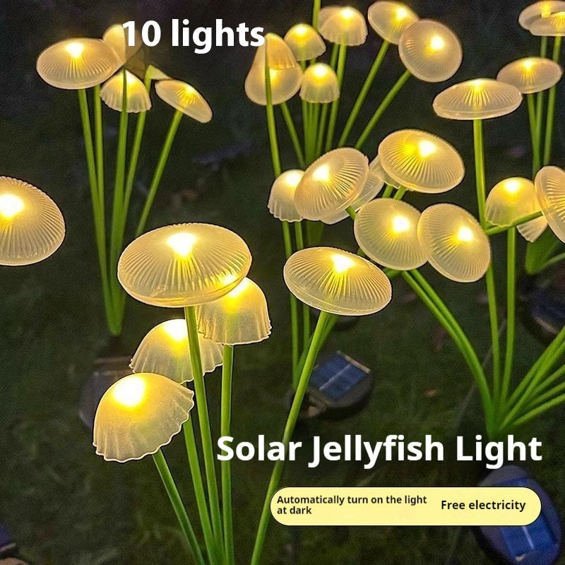 Solaire Jellyfish Lampe Jardin Balcon Décoration Mushroom Sol Outlet Lampe de pelouse