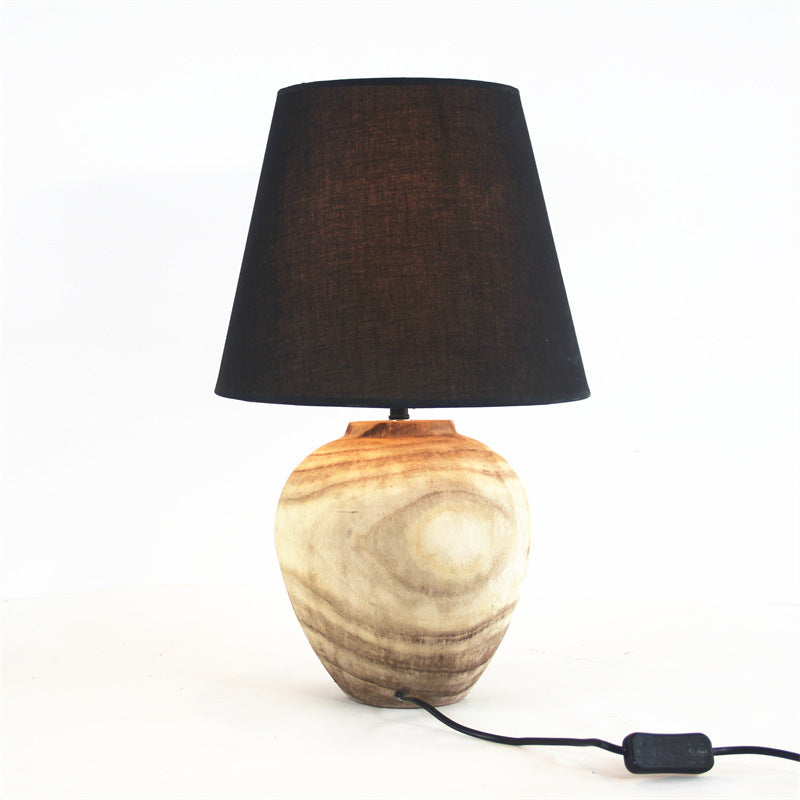 Lampe de table en bois silent style maison Homestay Hotel Atmosphere Décoration Artisan ou