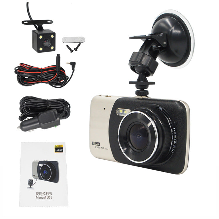 Enregistrement de conduite de voiture HD 1080P