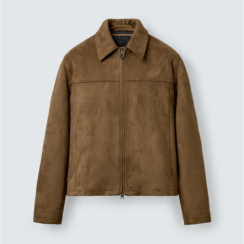 Veste texturée pour hommes de printemps précoce