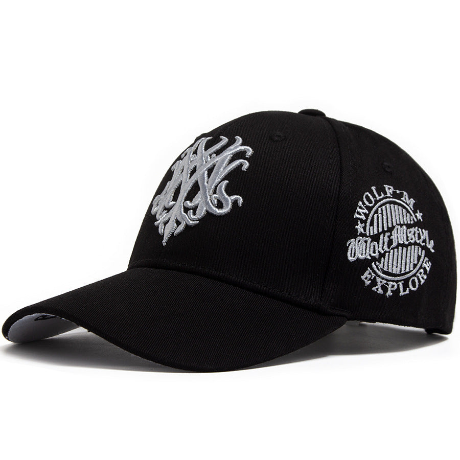 Casquette de baseball brodée 3D pour hommes Wolf Totem