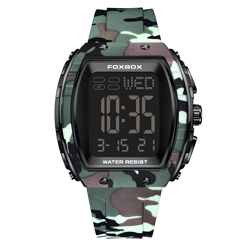 Multifunctional Men's Electronic Digital Watch for Students