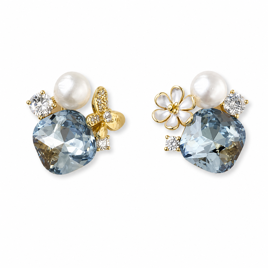 Boucles d'oreilles en perles naturelles