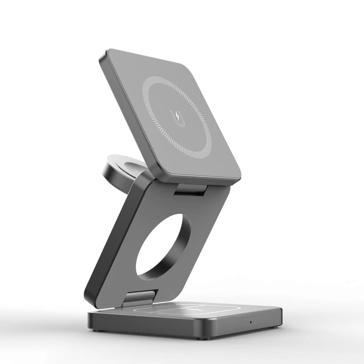 Three-in-one magnetic wireless charger