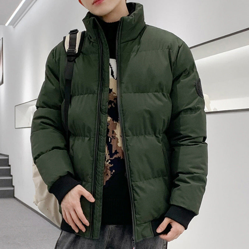 Épaisseur, chaud, simple veste rembourrée en coton pour les hommes