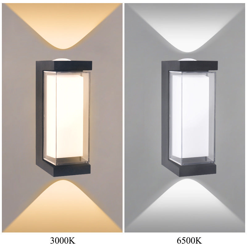 Outdoor Waterproof Creative Aisle Background Minimalist Wall-Mounted Light