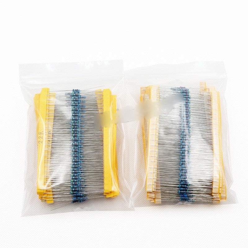 1-4W Anneau de cinq couleurs en métal Film de résistance Pack de 30 valeurs 20 Chaque 600pcs