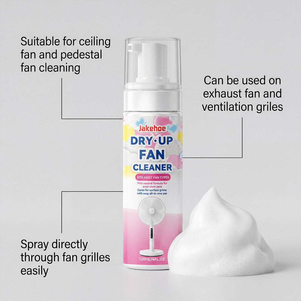 JAKEHOE Fan Cleaner est adapté pour le nettoyage quotidien de divers types d'éventail