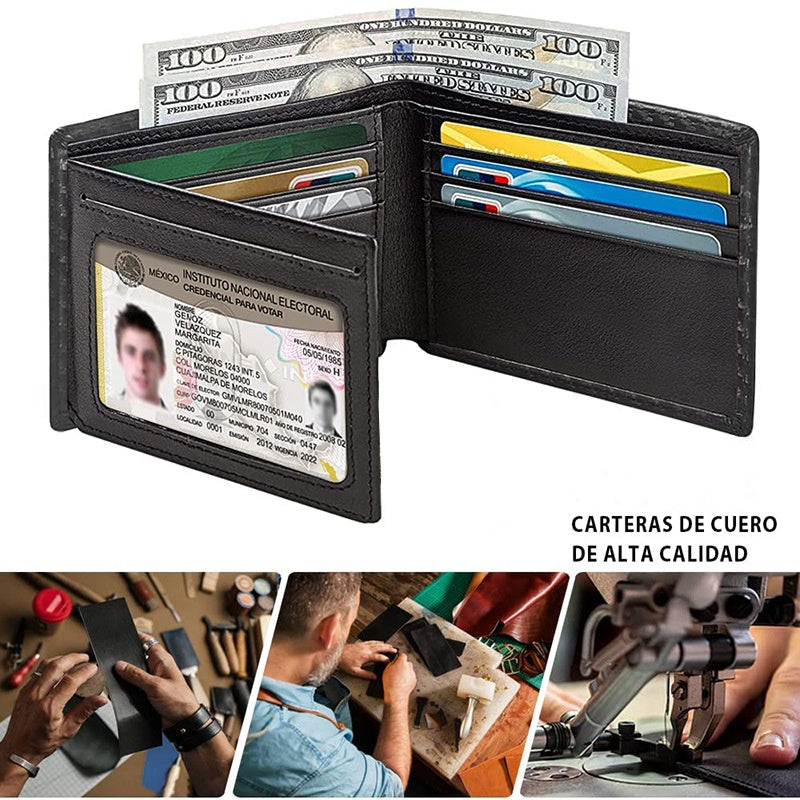 Portefeuille antimagnétique en fibre de carbone pour hommes