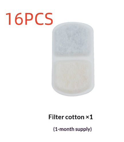 Cat Automatique Circulant Pet Fontaine d'eau Filtre Cartouche coton