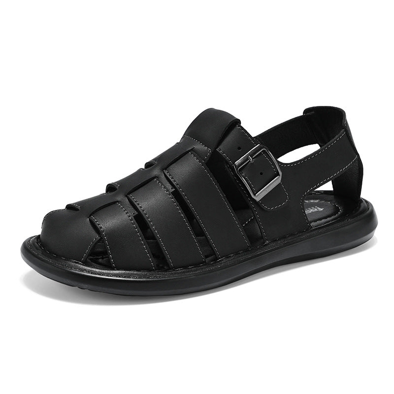 Sandales à la mode tissées à la main pour hommes