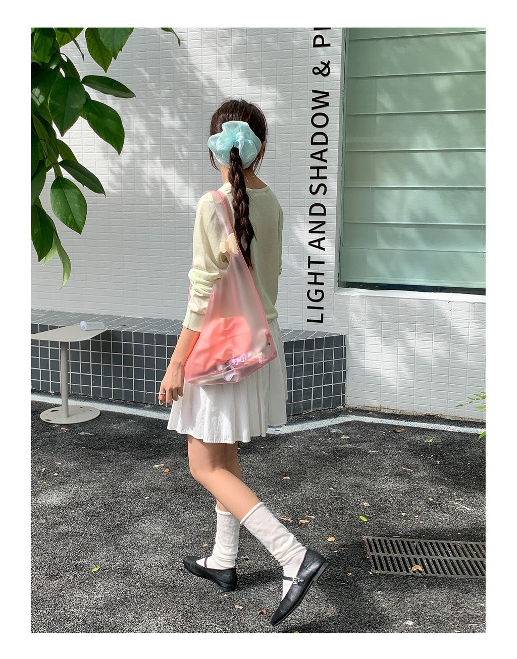 Mode de style coréen Grande capacité Transparent Jelly Bag