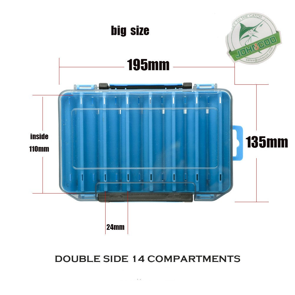 Double-sided storage of the double-layer storage box