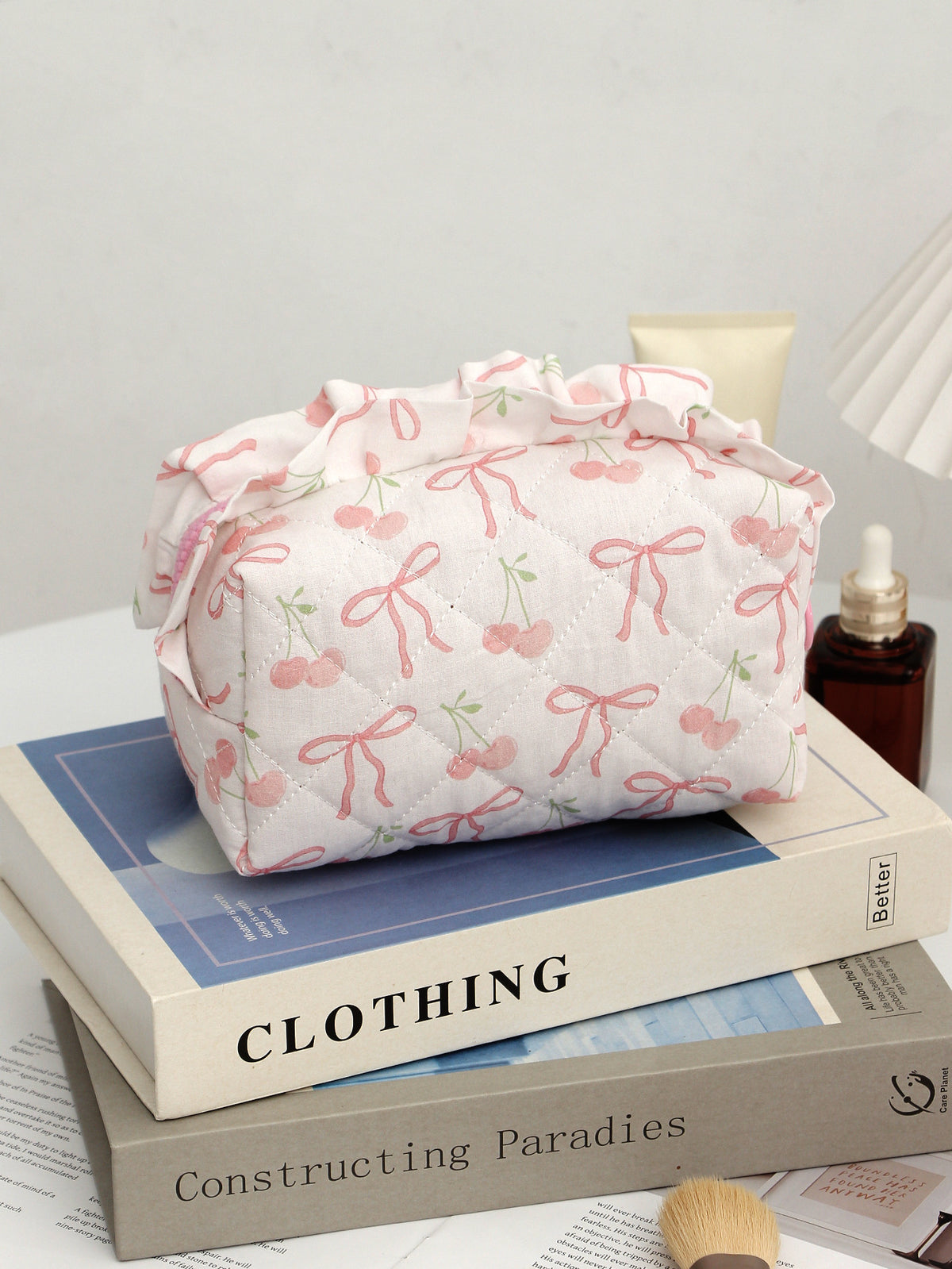 Sac de maquillage en dentelle pour filles de style coréen