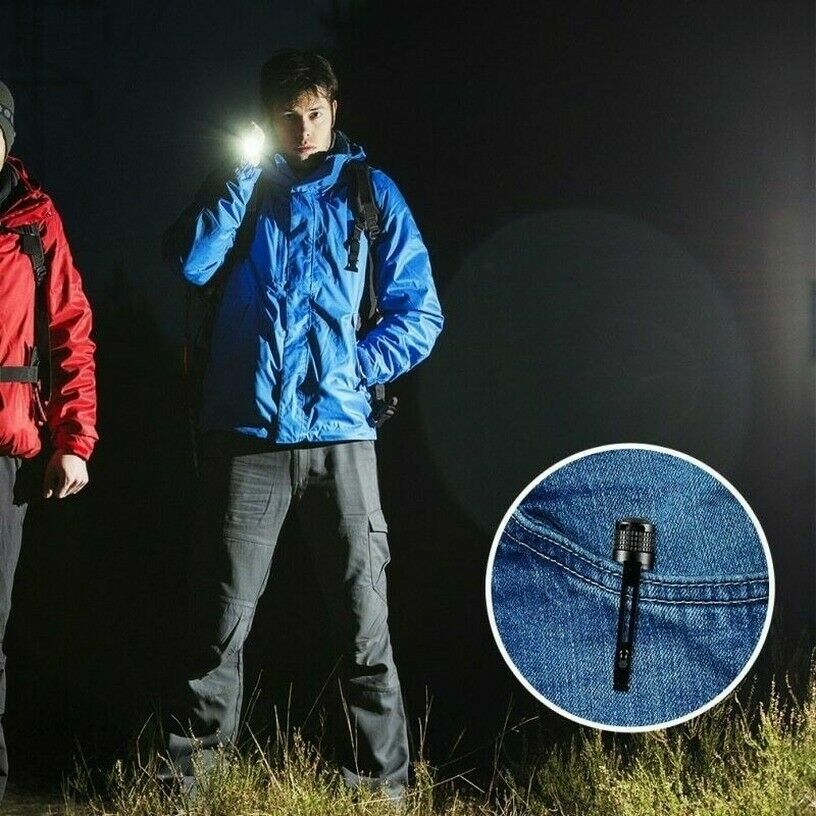 2x Portable AAA LED lampe de poche extérieur ordinaire lampe lampe de poche