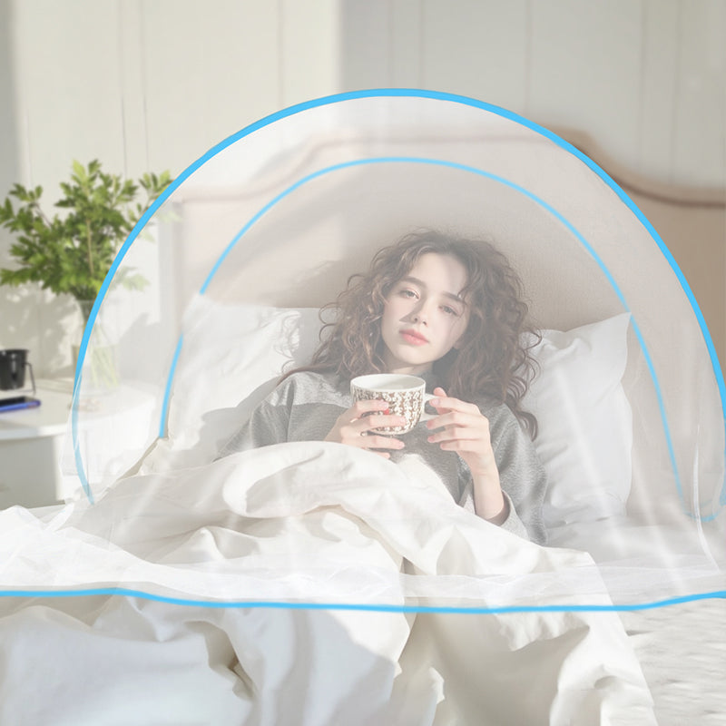Tête Mosquito Net Portable Oreiller pliable Mosquito Tente Mesh Anti Mosquito Couverture de sommeil Fo