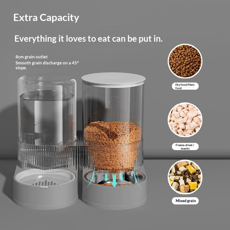 Distributeur automatique d'eau et de nourriture pour animaux de compagnie
