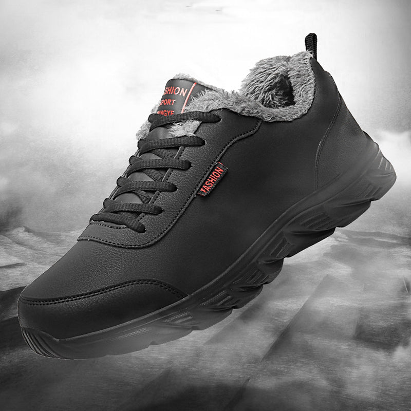 Hommes Sneakers Chaussures de sport chaud d'hiver avec peluche