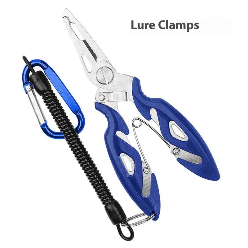 Coupe-câbles en acier inoxydable Courbé Lure Outils d'ouverture de la bague de sécurité Lure Accessoires