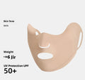 Masque respirant écran solaire-border style-face couleur de peau-nylon-1 pièce