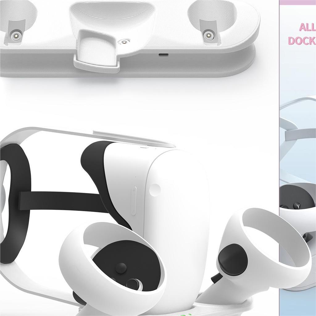 Verres Poignée de charge magnétique Base avec batterie Set compatible avec la tête tierce Nous