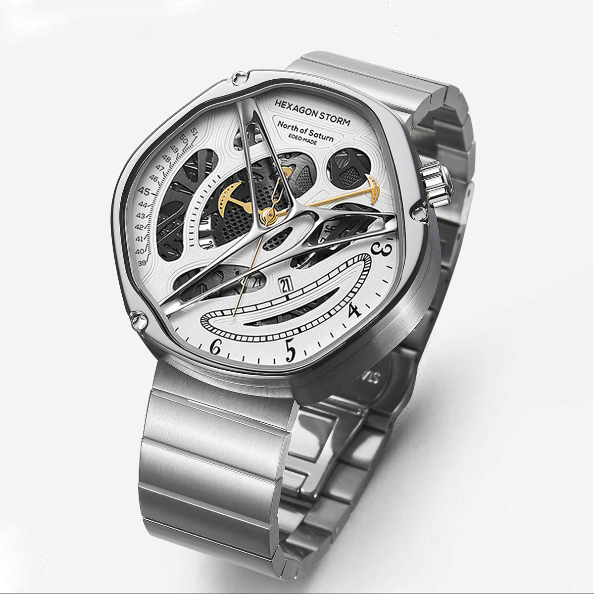 Men's Hollowed Out Alien montre haut de gamme