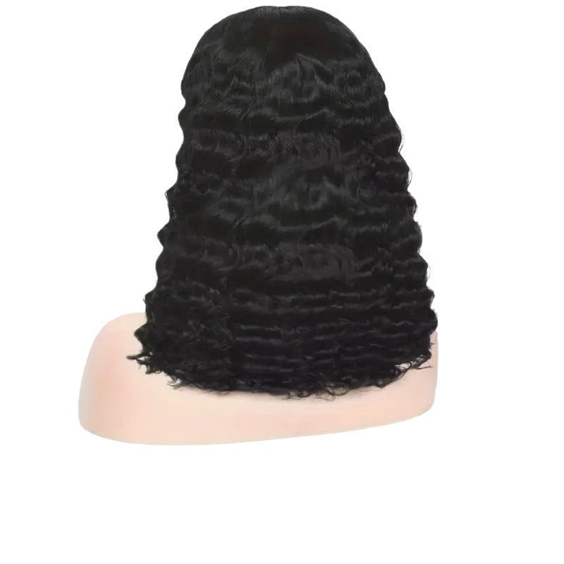 Cheveux humains devant Dentelle Bobo Double Drawn Water Wave BOB Perruque Commerce extérieur