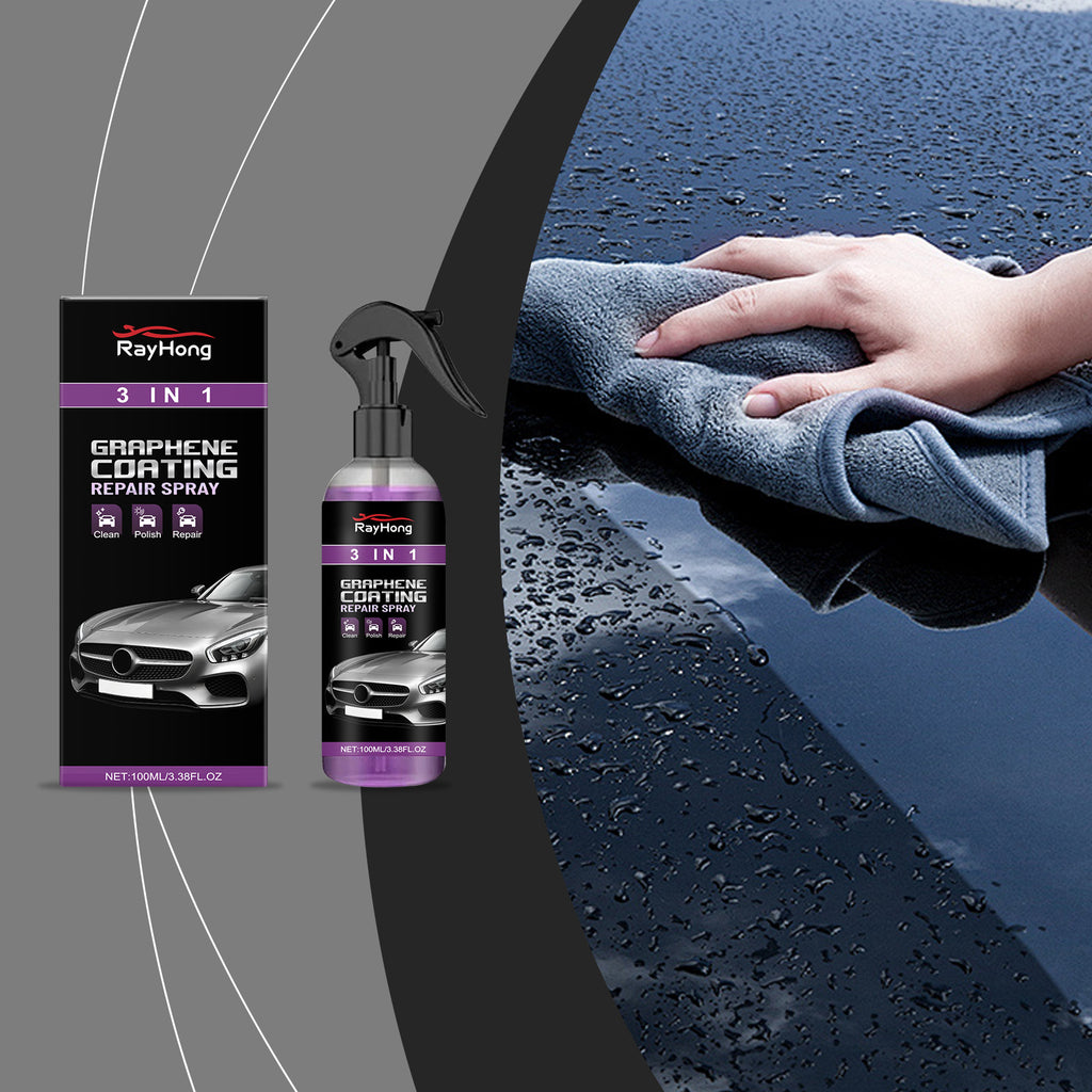 Spray de protection de la peinture automobile 3-en-1