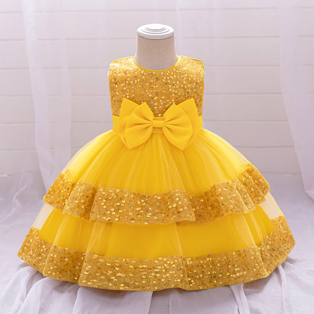 Enfants Robe formelle Double couche Tulle Princesse Jupe pour les filles