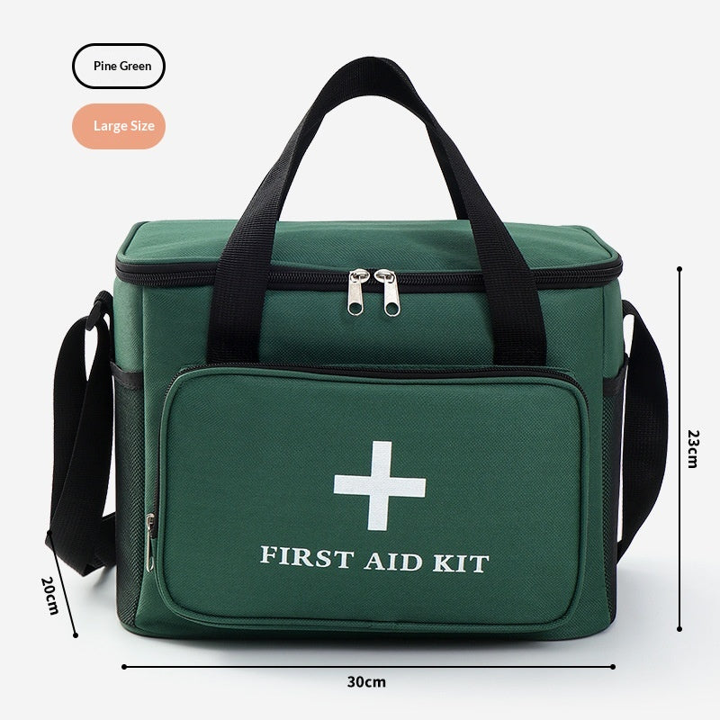 Sac de rangement en médecine portable à l'extérieur du ménage