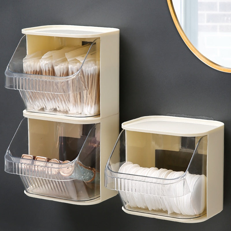 Boîte de rangement de luxe abordable couleur crème Organisateur mural