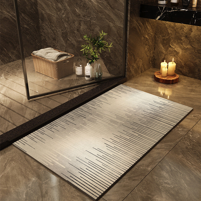 Tapis de salle de bains imprimé à séchage rapide