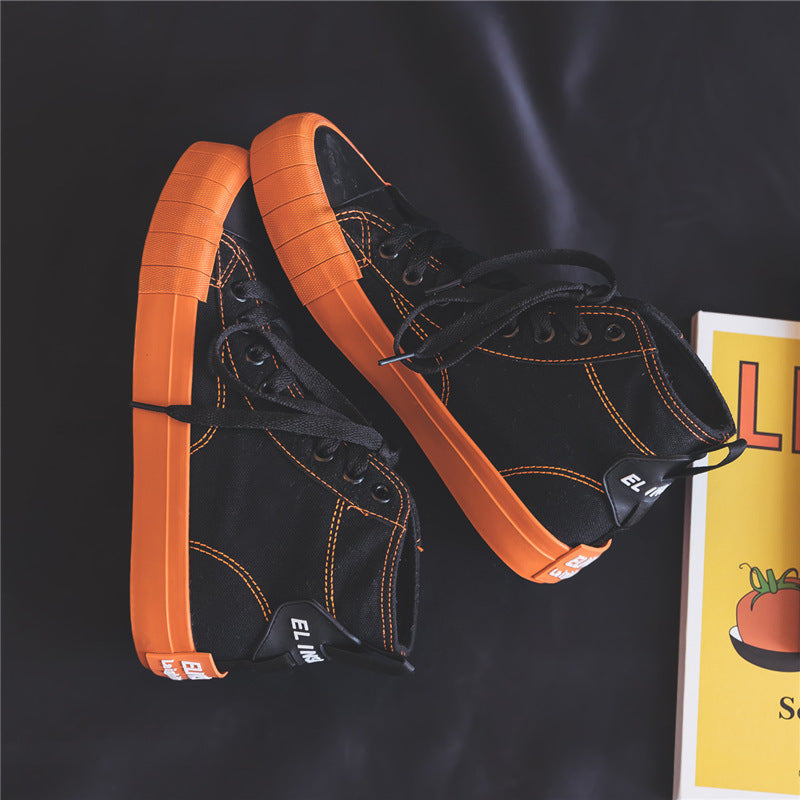 Chaussures de mode pour femmes en toile haute