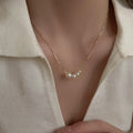 Style de luxe Collier perle pour les femmes Dainty Élégant collier Choker Sweater Chaîne Acces