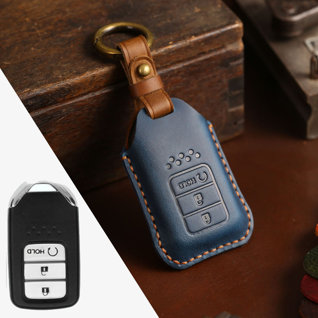 Coque de clé de voiture en cuir complet