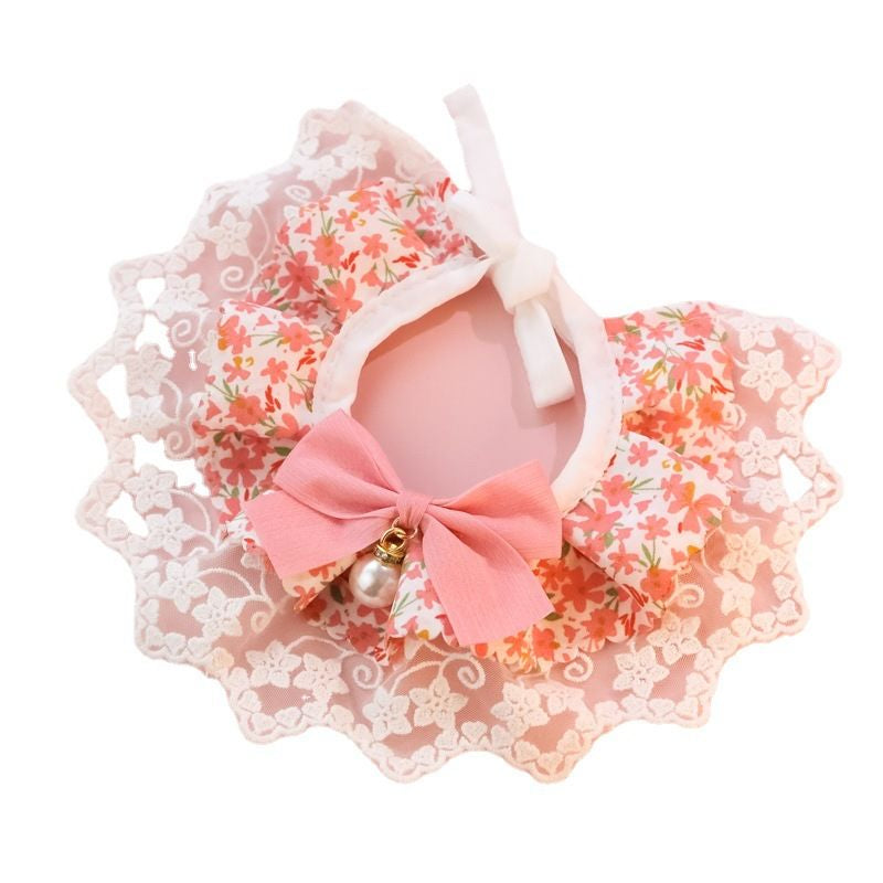 Chats Innocent Series Bib de chien en dentelle