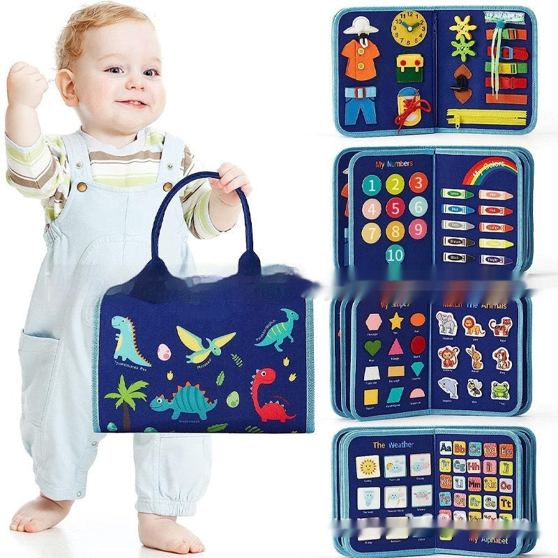 Portable Conseil d'apprentissage du vêtement pour enfants Toy Conseil d'éducation précoce