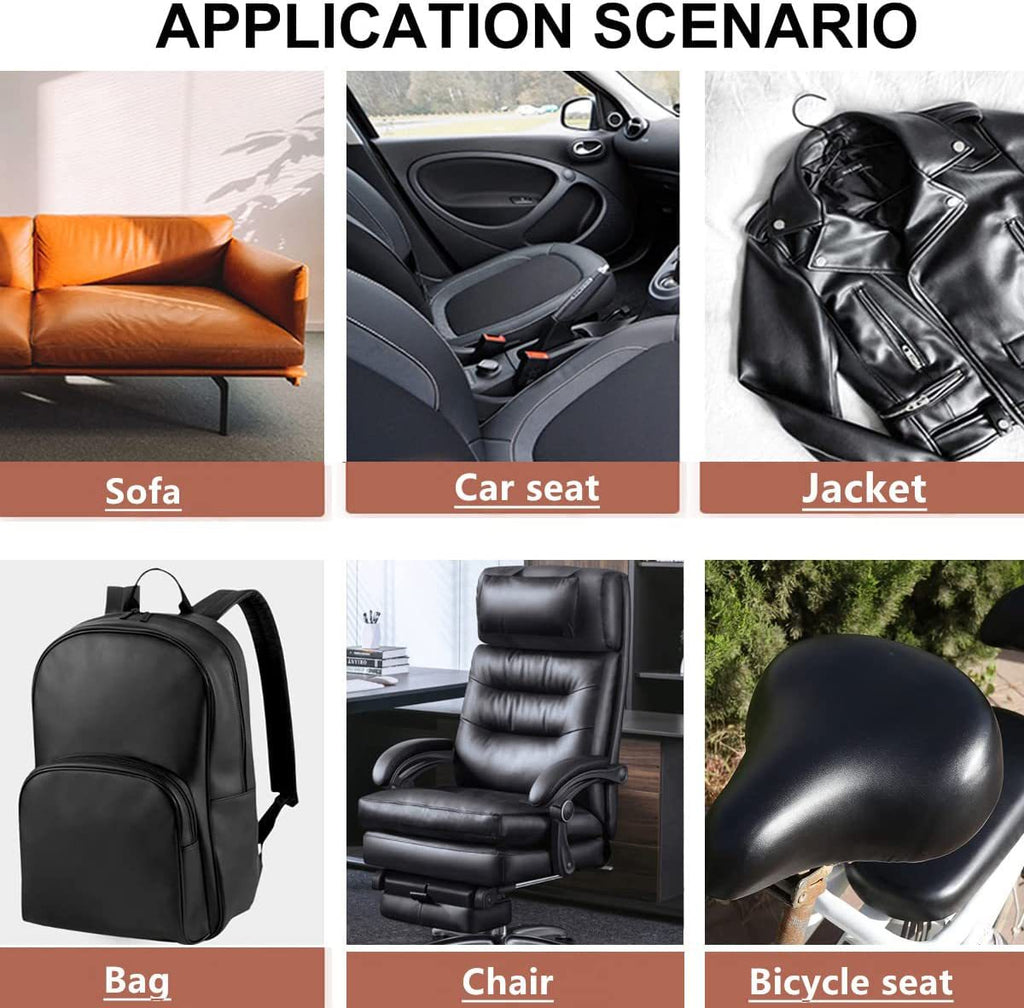 Patchs de réparation en cuir adhésif pour les canapés et les sièges d'auto