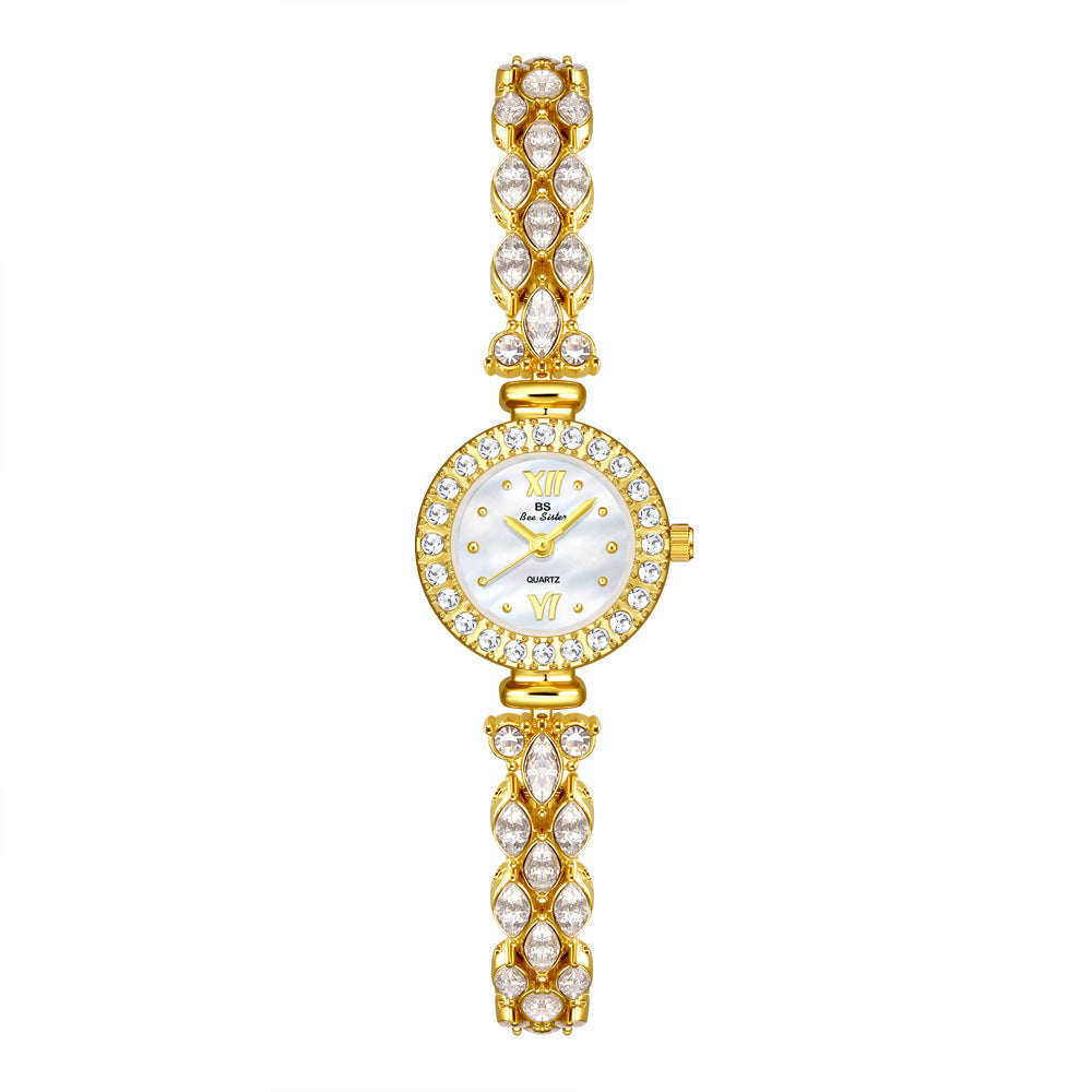 Baita Starry Cheval Eye Zircon Léger Luxury Montre de sirène exquise