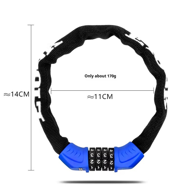 Anti-theft coded chain lock