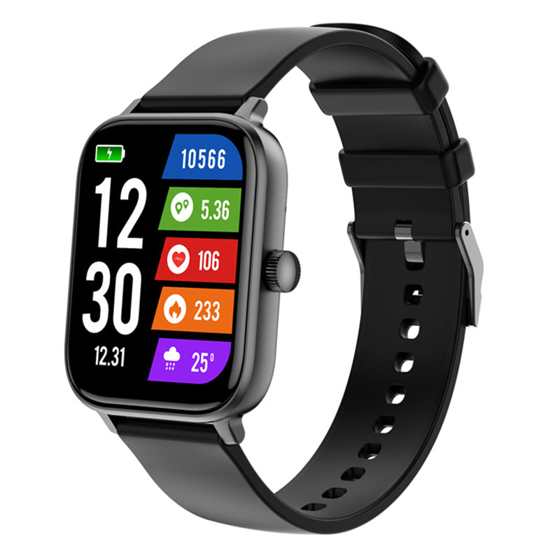 P74 Bluetooth Appel à la fréquence cardiaque Pression artérielle Oxygène sanguin Renseignements sur la santé Sommeil Spor
