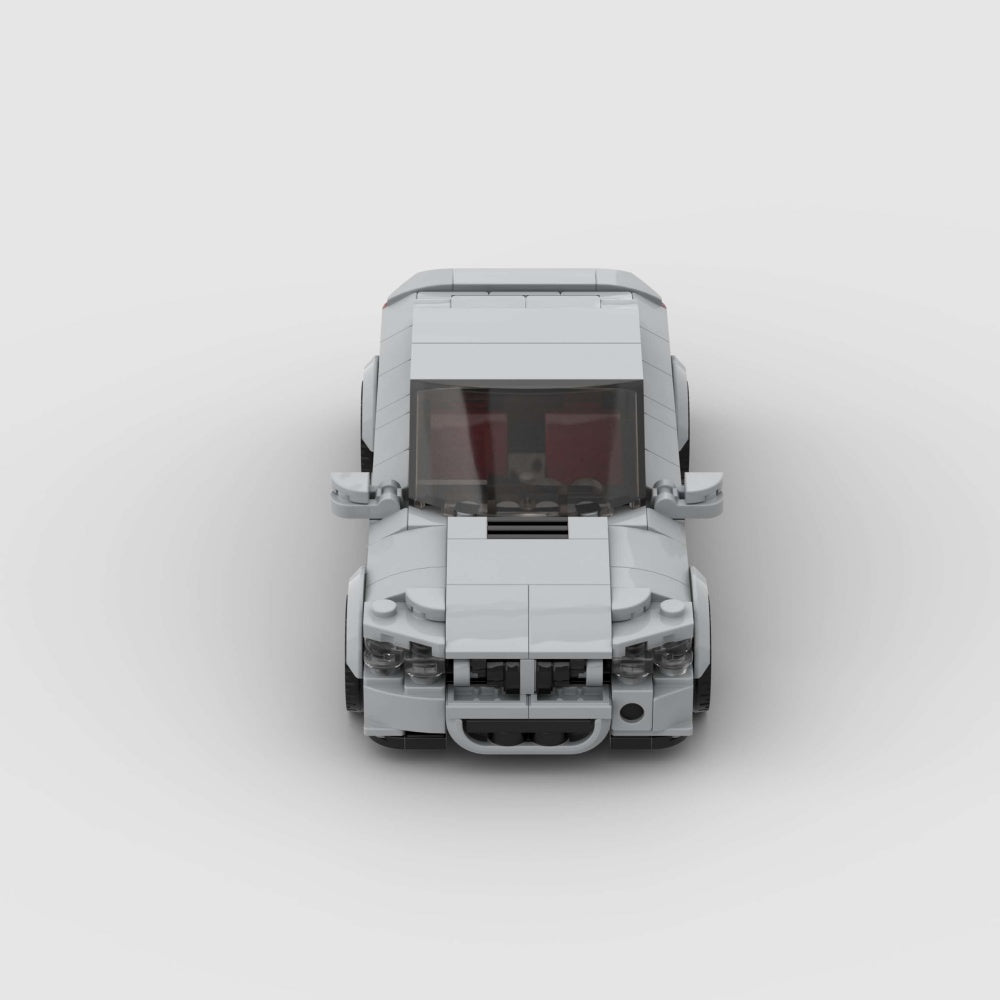 342PCS Silver Inspired Sports Auto Building Blocs