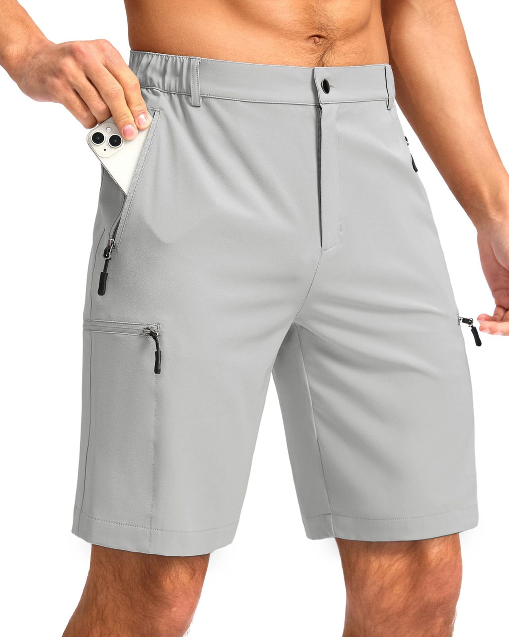 Hot-Selling hommes Quick-Dry Respirant Sports de plein air Travail Casual Short avec Poc multiple