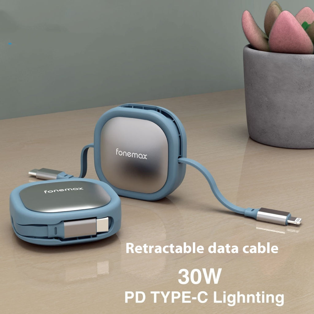 Câble de données télescopique Téléphone portable PD Câble de charge portable