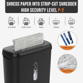 10 Déchiqueteuse de papier à bandes
