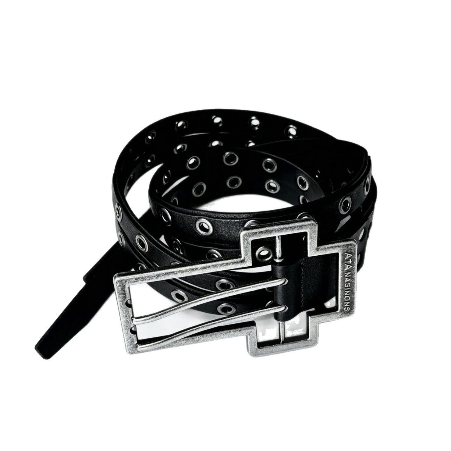 Ceinture de ceinture à double pince tendance tendance style punk