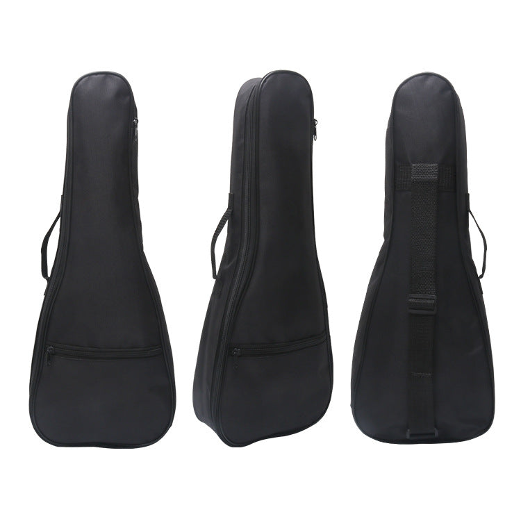 Sac à Piano Ukulele noir et coton Oxford Cloth